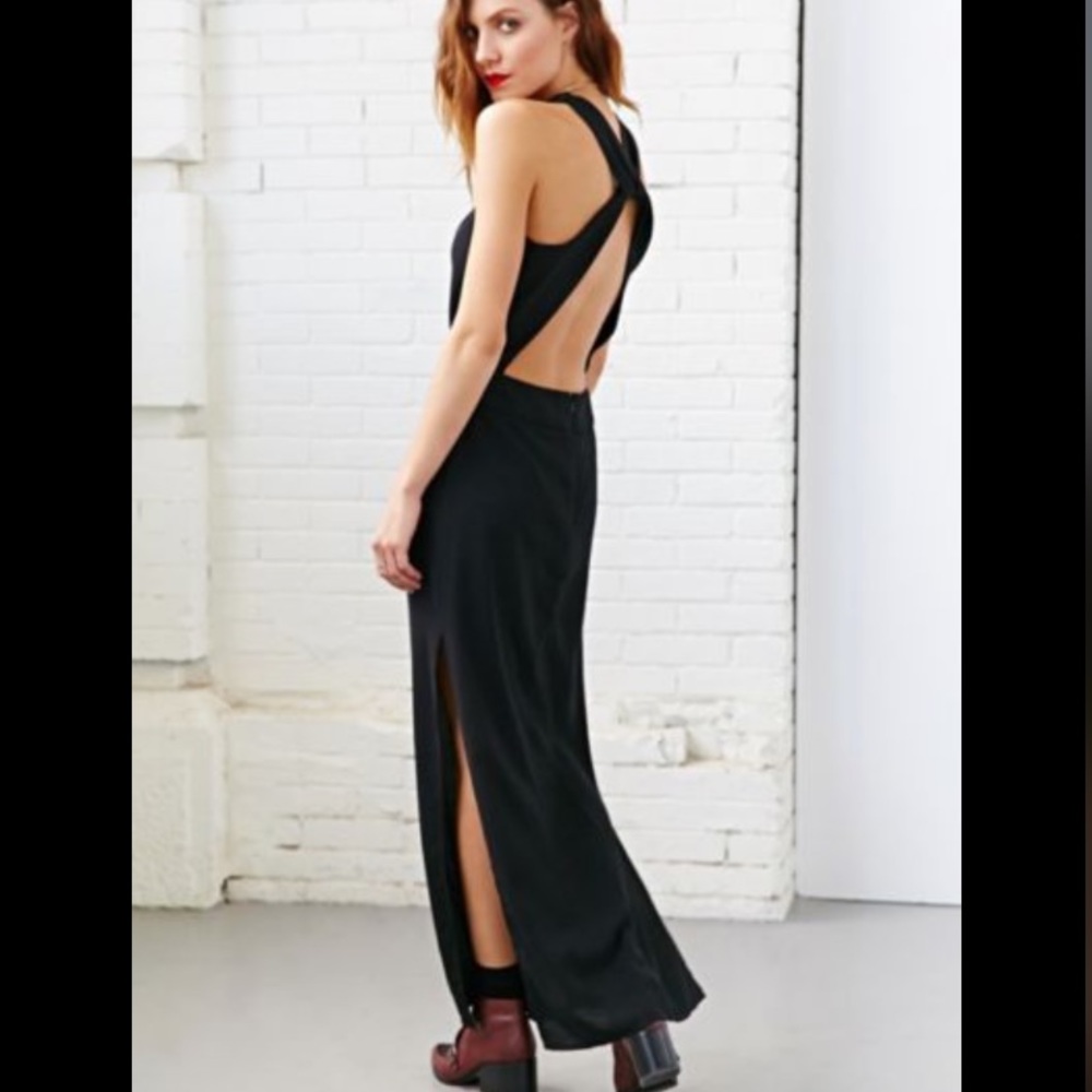 Keepsake last kiss black maxi dress